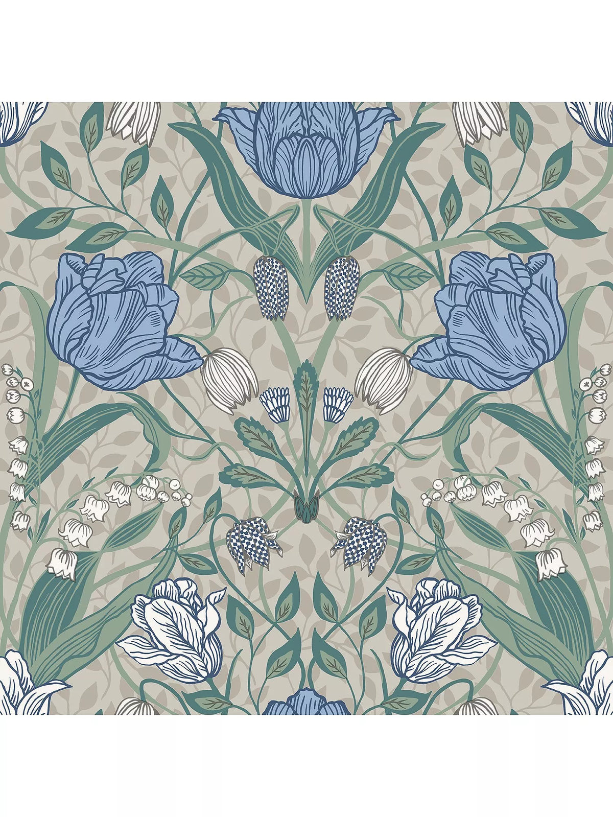 Galerie Tulip Trail Wallpaper - Floral - 53cm x 10cm