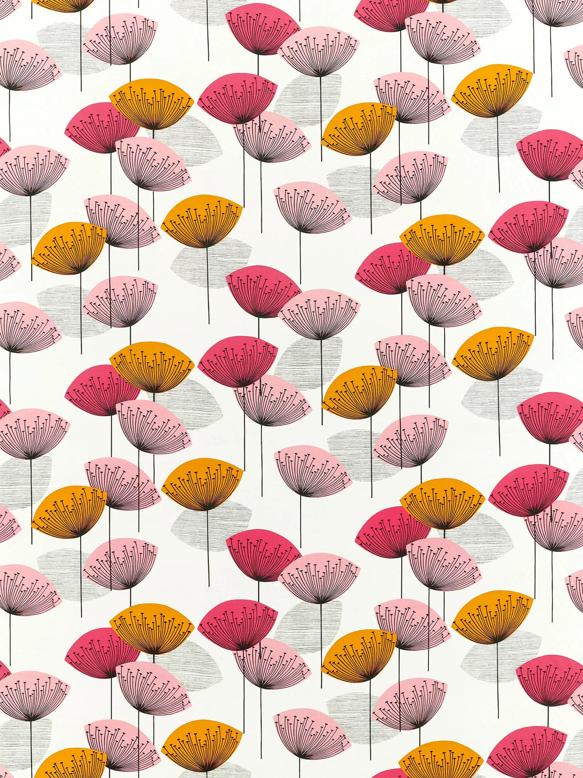 Sanderson Dandelion Clocks furnishing fabric - British product