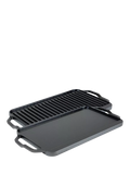 Lodge Cast Iron reversible rectangular grill pan 25cm, imported from the UK