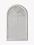 John Lewis arch window mirror distressed white 100x61cm, UK version