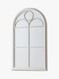 John Lewis arch window mirror distressed white 100x61cm, UK version