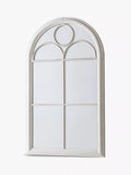 John Lewis arch window mirror distressed white 100x61cm, UK version