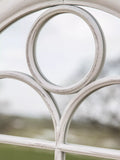 John Lewis arch window mirror distressed white 100x61cm, UK version