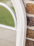 John Lewis arch window mirror distressed white 100x61cm, UK version