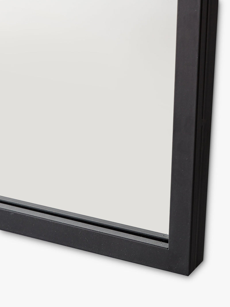 John Lewis black mirror with six glass panes, imported from the UK