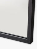 John Lewis black mirror with six glass panes, imported from the UK