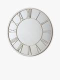 John Lewis wall mirror Roman numeral metal frame 85cm - British product