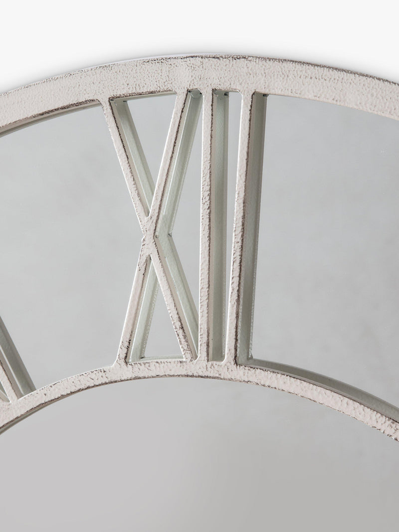John Lewis wall mirror Roman numeral metal frame 85cm - British product