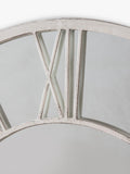 John Lewis wall mirror Roman numeral metal frame 85cm - British product