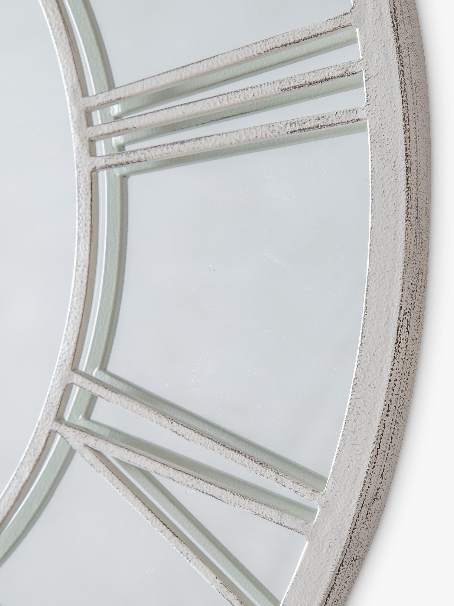 John Lewis wall mirror Roman numeral metal frame 85cm - British product