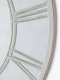 John Lewis wall mirror Roman numeral metal frame 85cm - British product