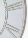 John Lewis wall mirror Roman numeral metal frame 85cm - British product