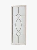 John Lewis decorative metal frame mirror 105x43cm white, imported from the UK