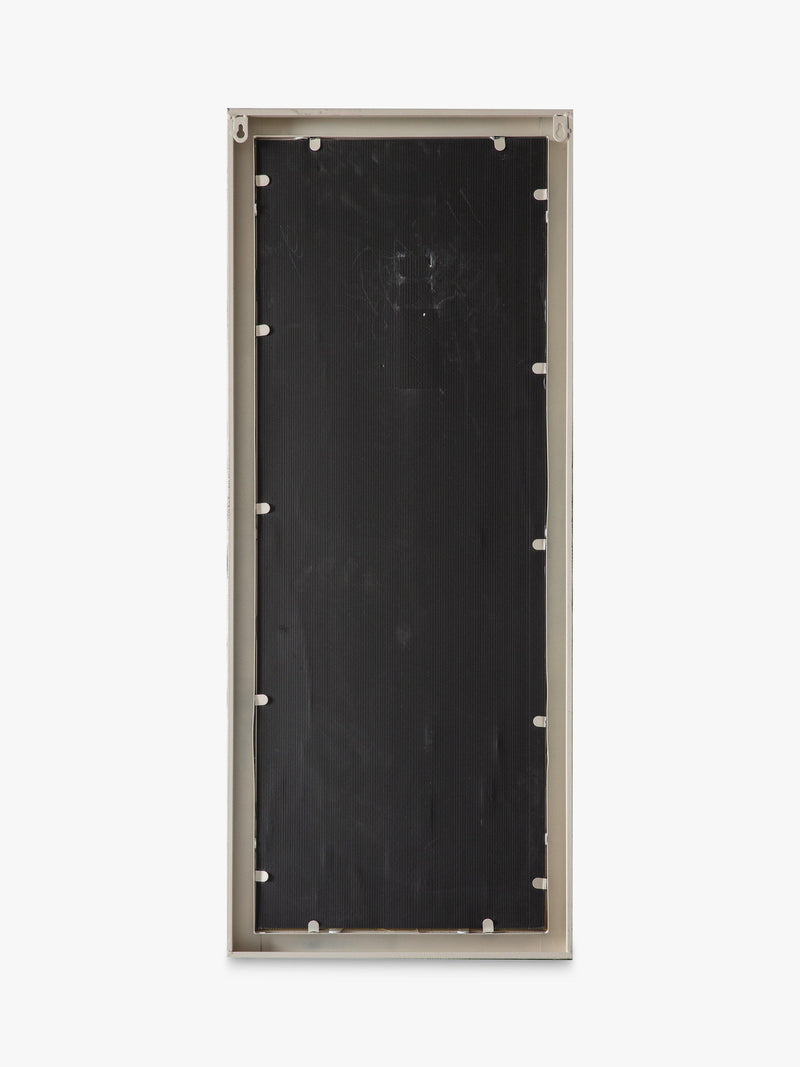 John Lewis decorative metal frame mirror 105x43cm white, imported from the UK