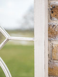John Lewis decorative metal frame mirror 105x43cm white, imported from the UK
