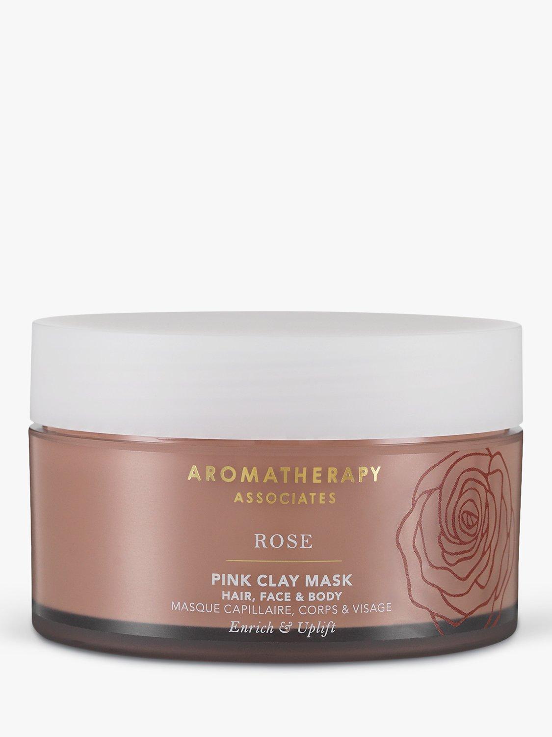 Aromatherapy Associates Rose Pink Clay face and hair mask 200ml, imported from the UK