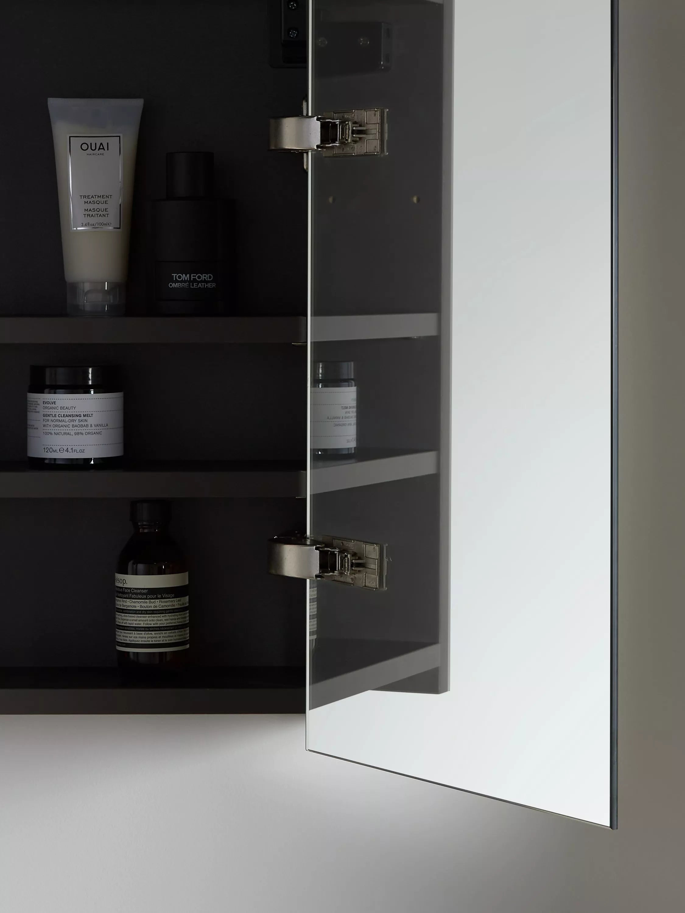John Lewis small single mirror-sided bathroom cabinet 50x30x13.5cm, UK version