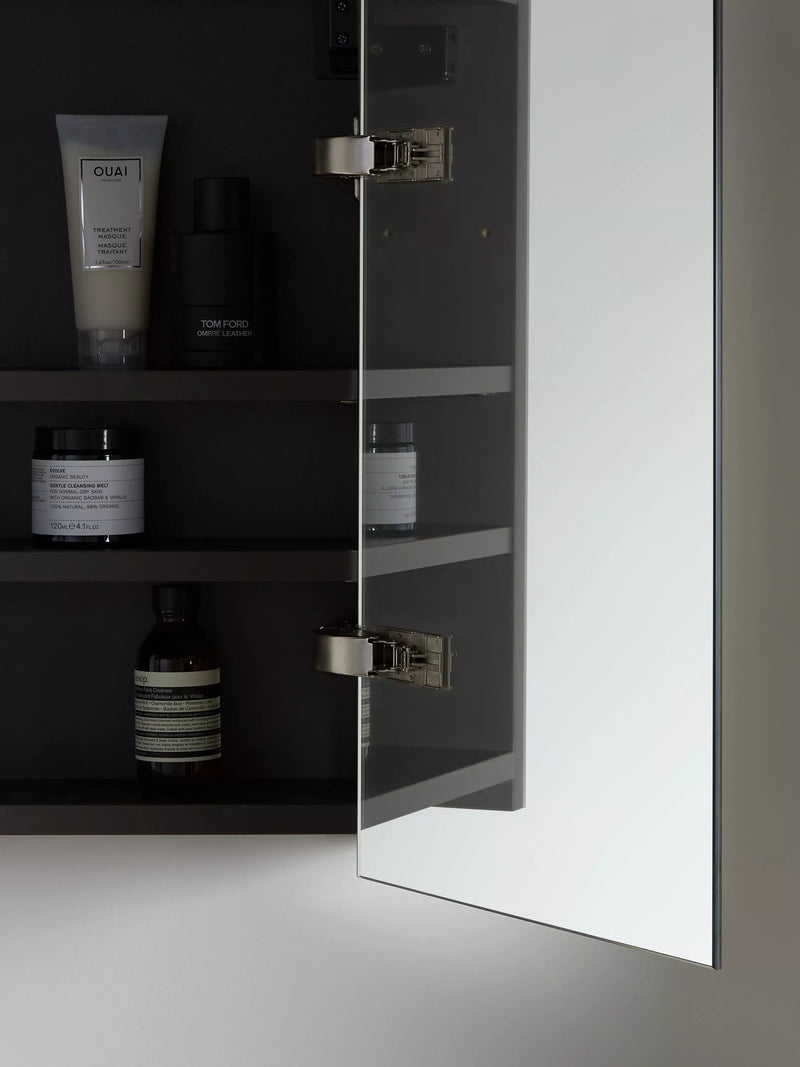 John Lewis small single mirror-sided bathroom cabinet 50x30x13.5cm, UK version