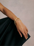 Ted Baker gold crystal bangle bracelet 6cm (British brand)