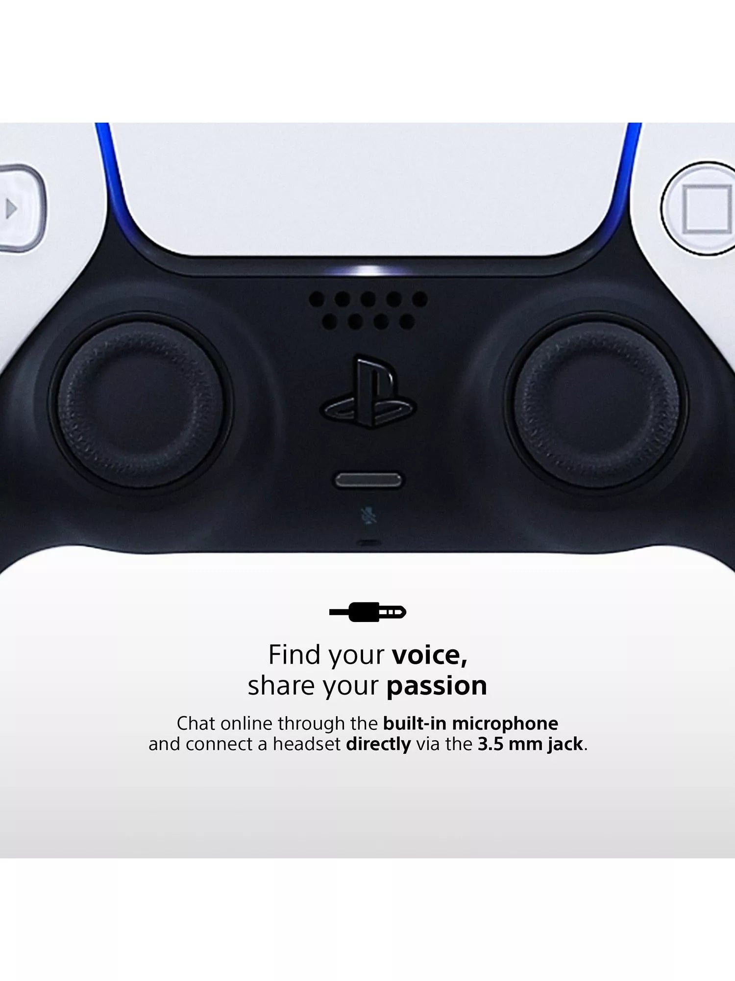 PlayStation DualSense wireless controller white, imported from the UK