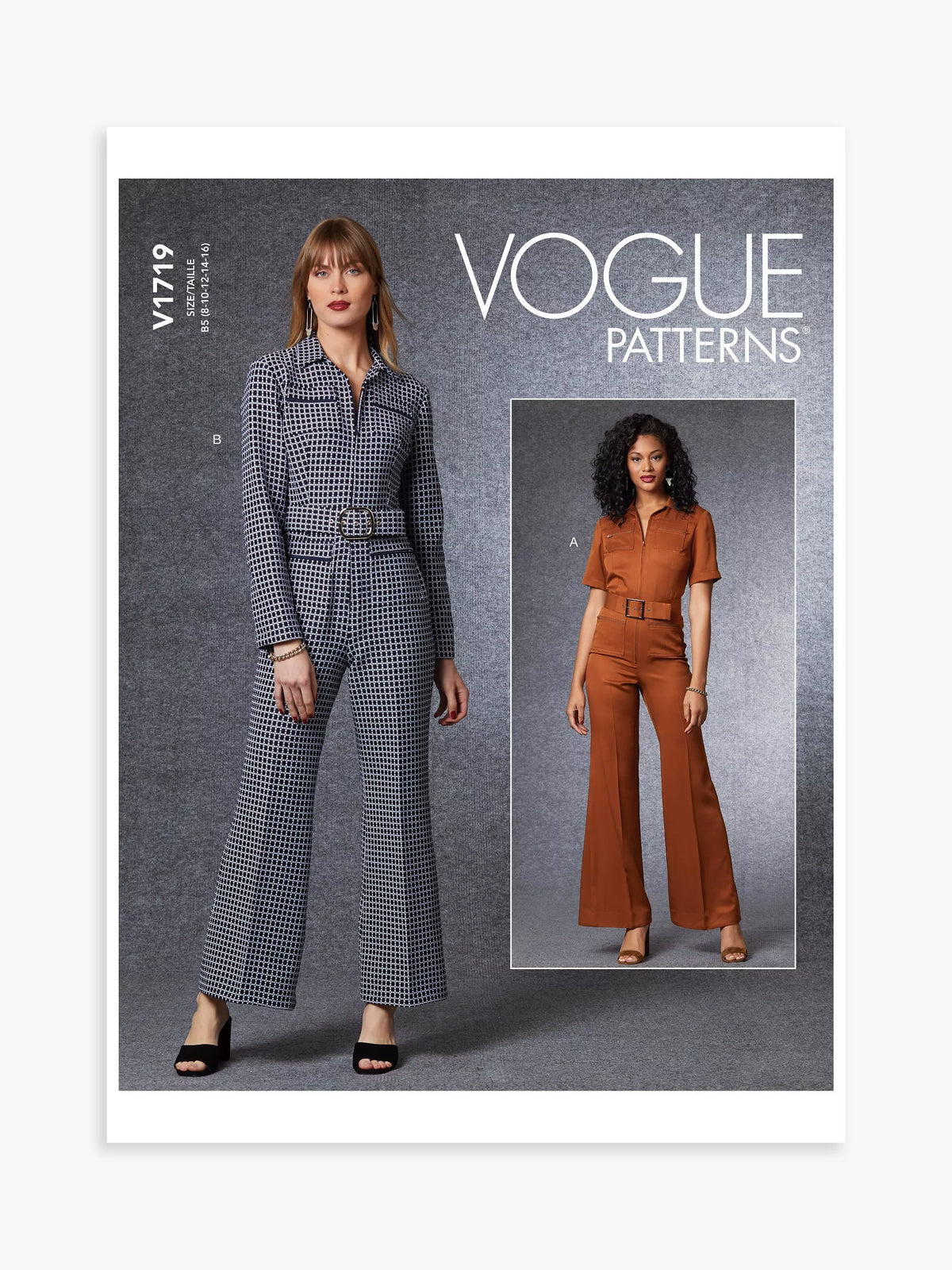 Vogue jumpsuit sewing pattern, imported from the UK
