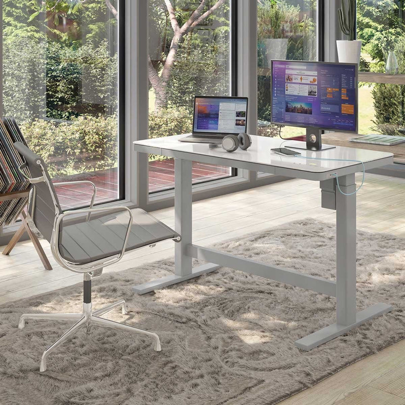 Tresanti Geller adjustable height desk white (British brand)
