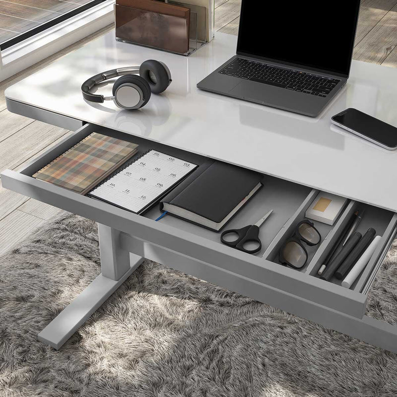 Tresanti Geller adjustable height desk white (British brand)