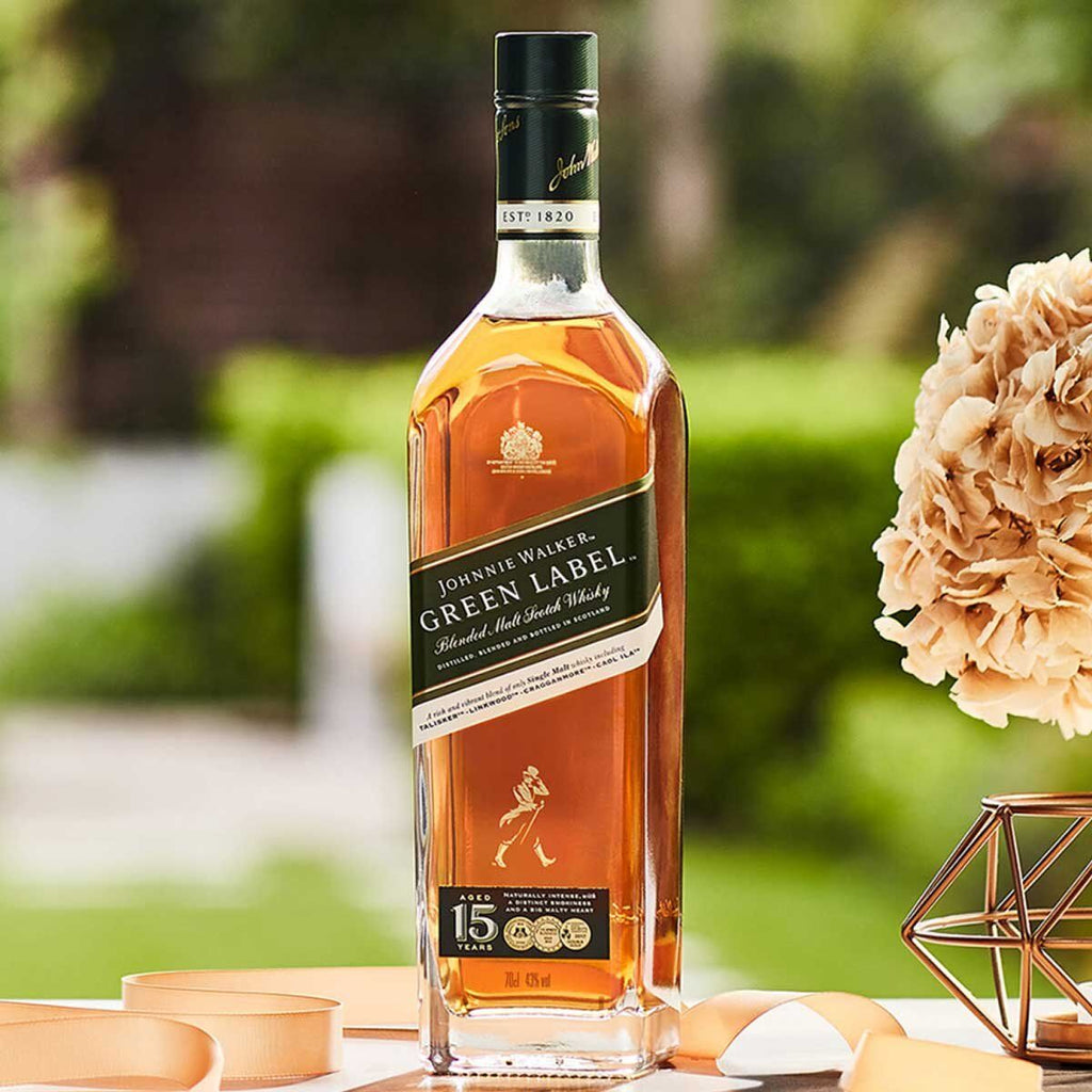 Johnnie Walker Green Label Blended Malt Scotch Whisky, 70cl