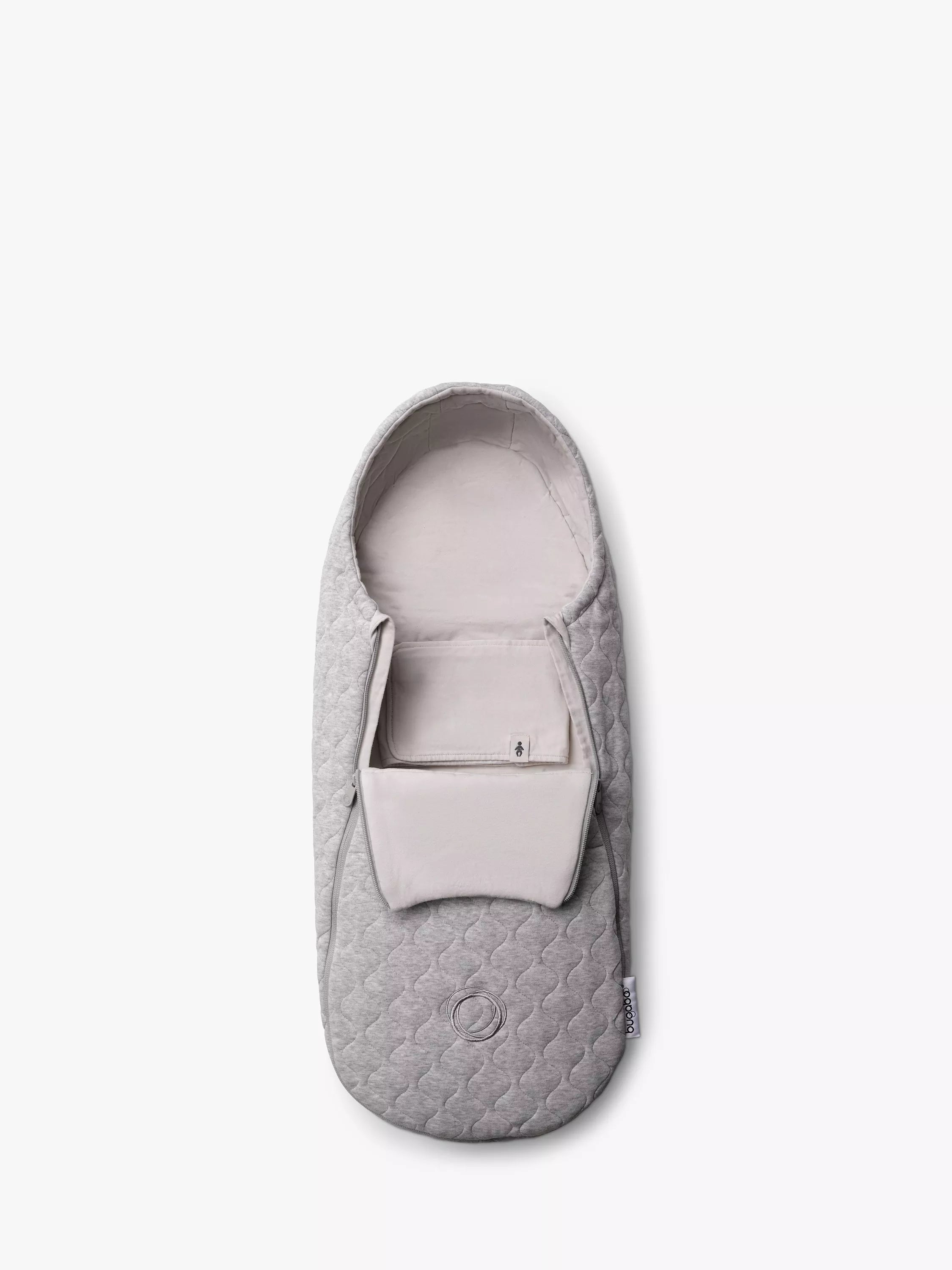 Bugaboo newborn inlay Light Grey Melange - British product