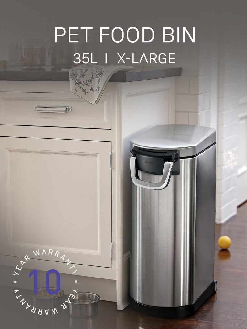 Simplehuman pet food storage bin extra large 35L (British brand)