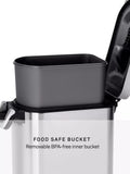 Simplehuman pet food bin medium stainless steel 25L (British brand)