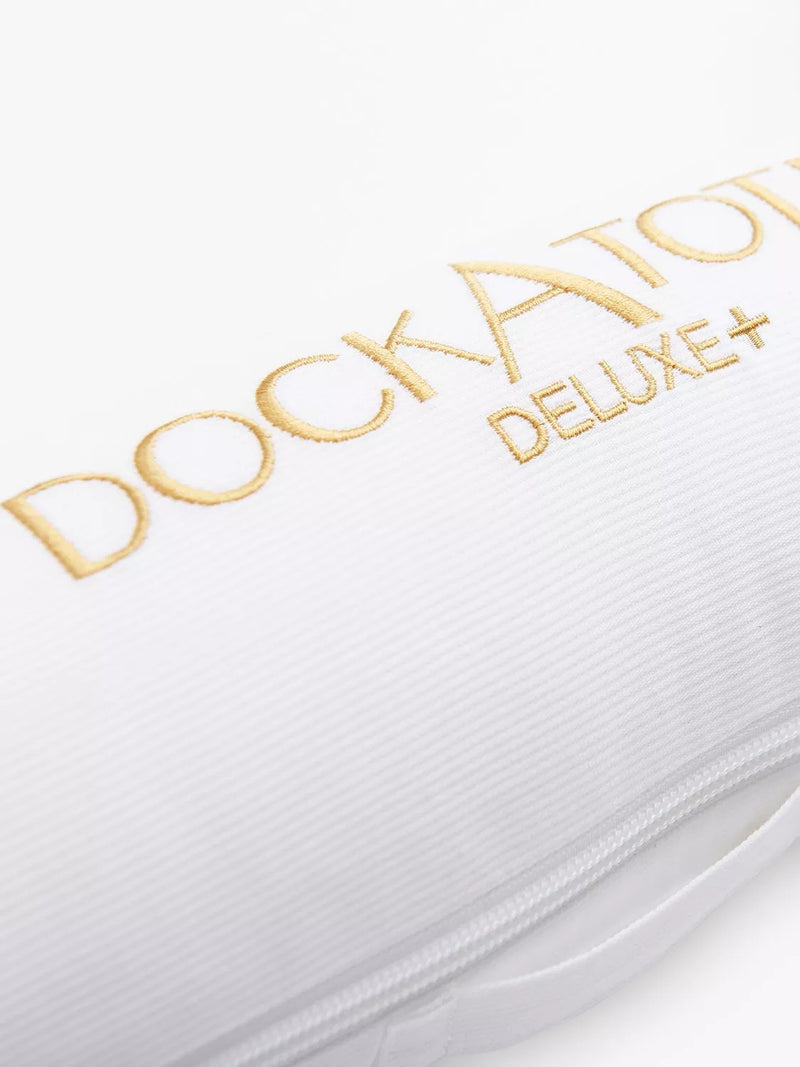 DockATot Deluxe+ White Baby Pod for 0-8 Months - British product