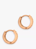 IBB 9ct gold diamond cut creole hoop earrings, imported from the UK
