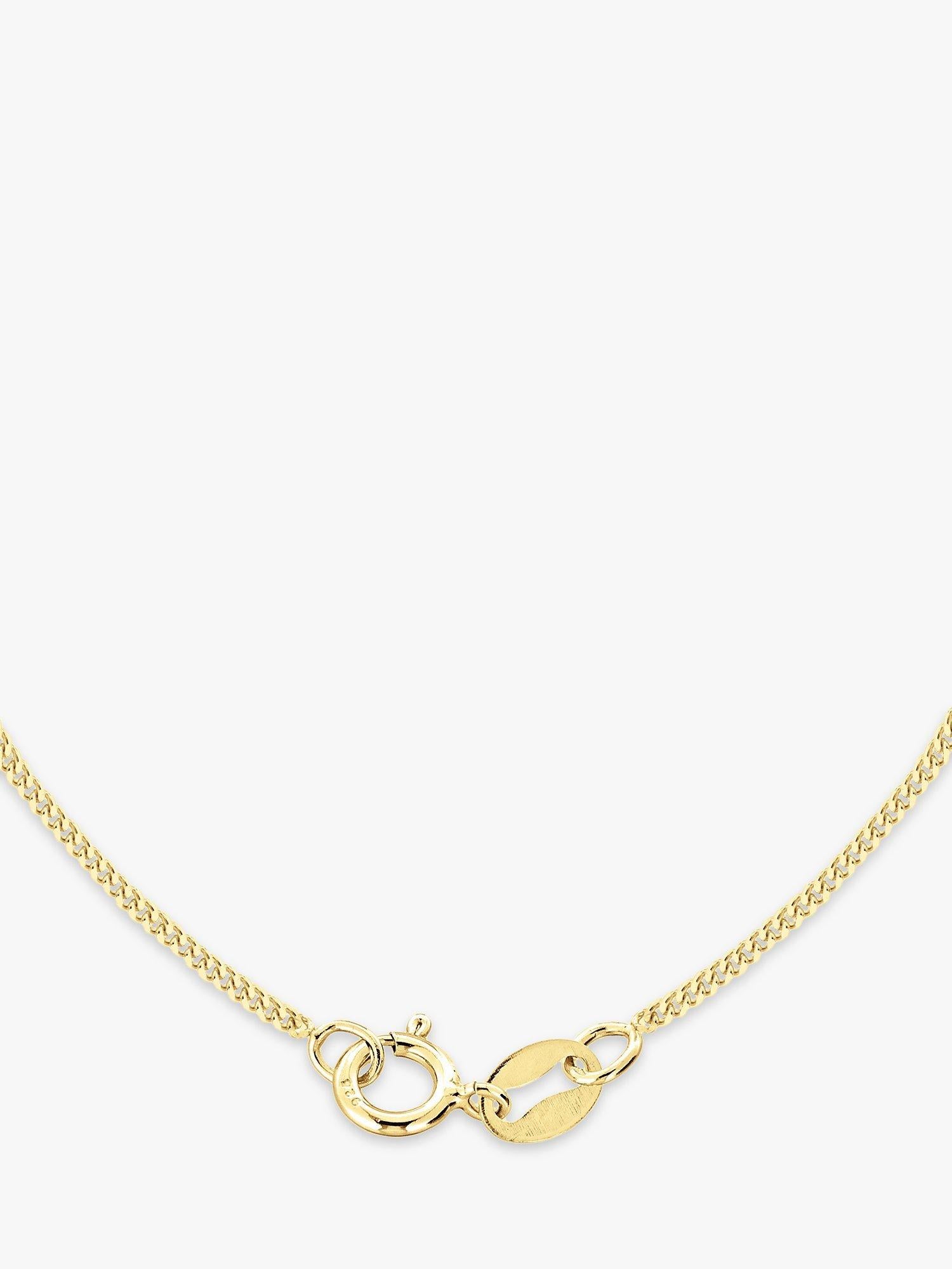 IBB 9ct gold St Christopher heart locket pendant necklace 46cm (British brand)