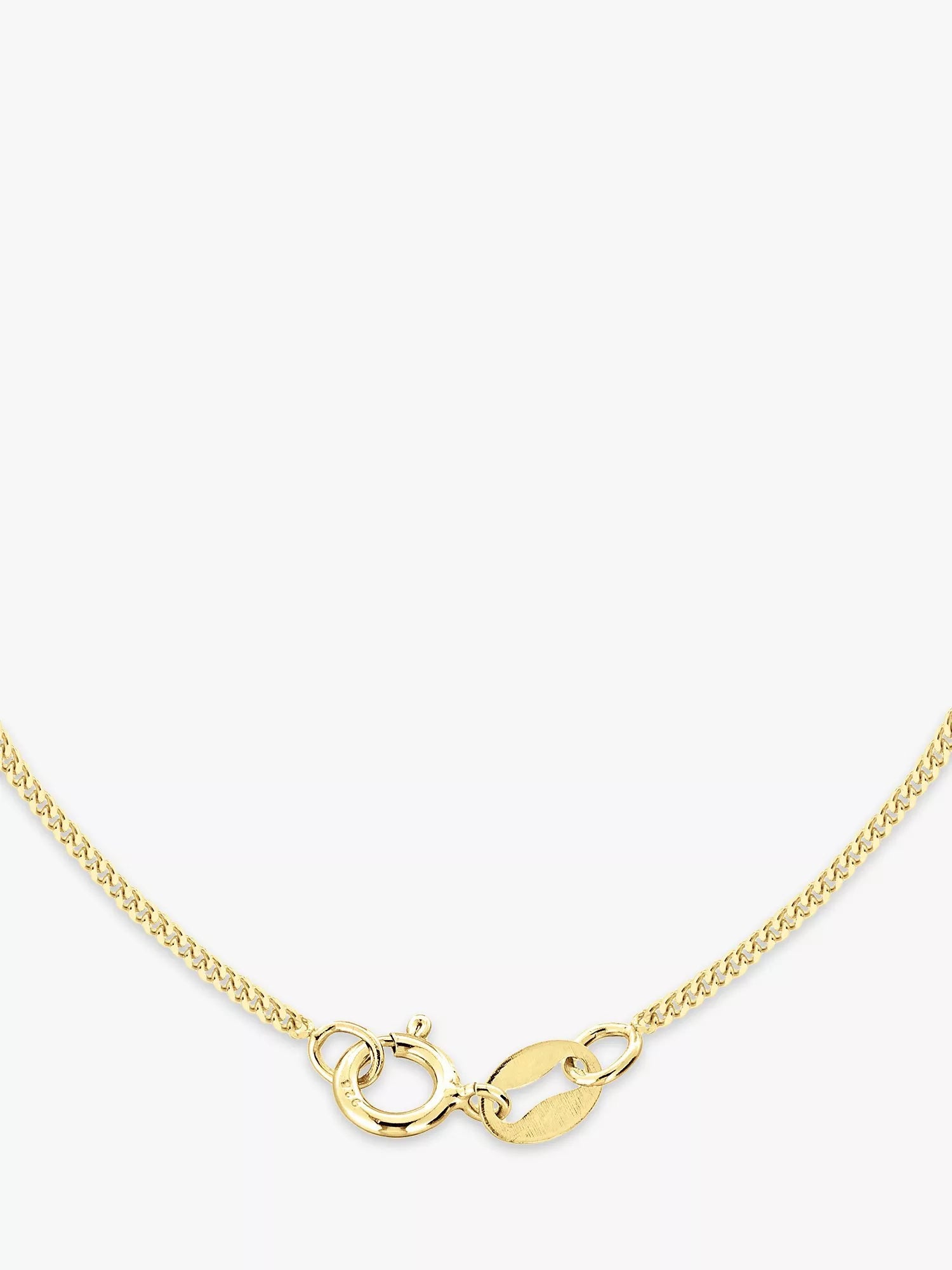 IBB 9ct gold St Christopher heart locket pendant necklace 46cm (British brand)