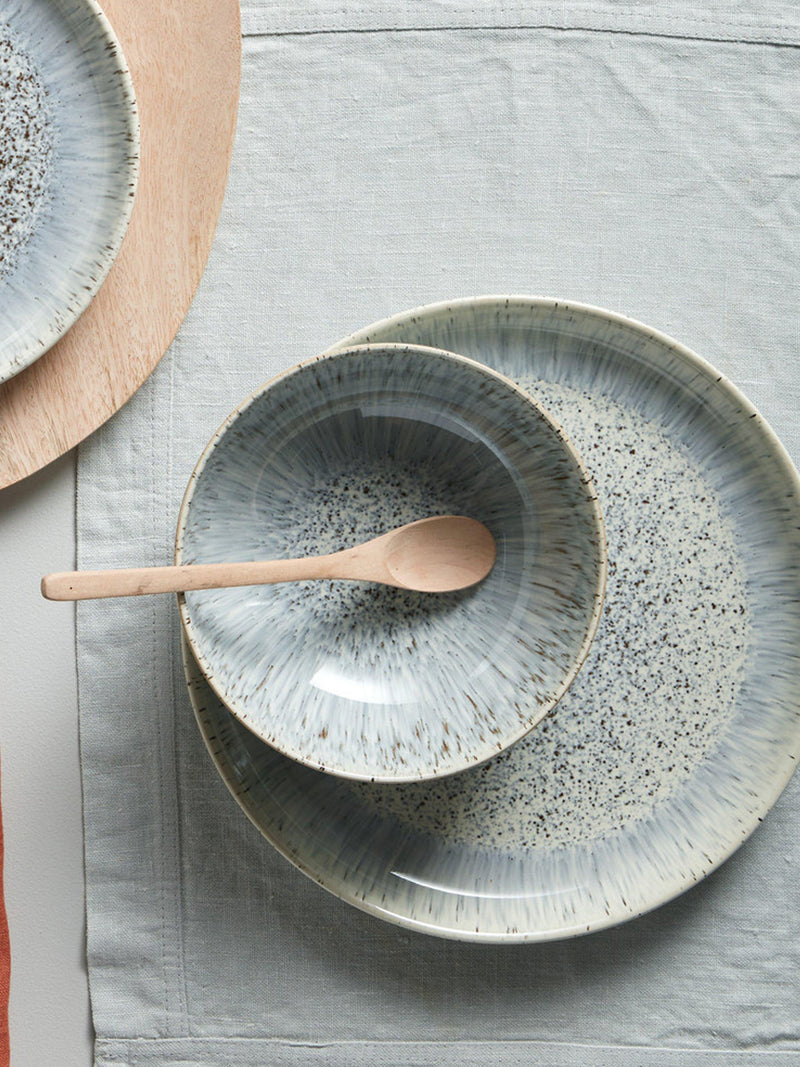 Denby Halo Speckle stoneware dinnerware set 12-piece - British product