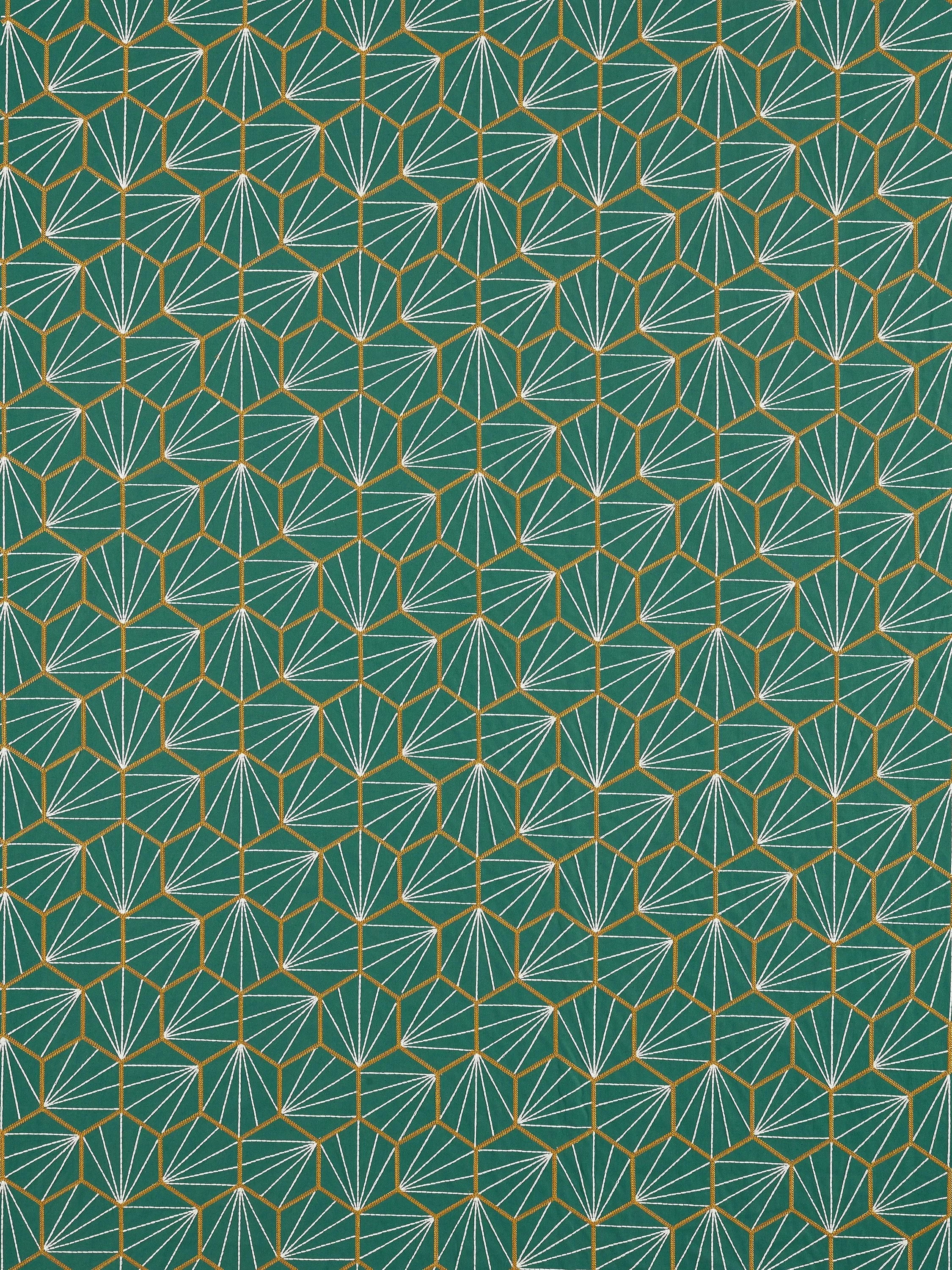 Scion Aikyo Embroidered Geometric Furnishing Fabric