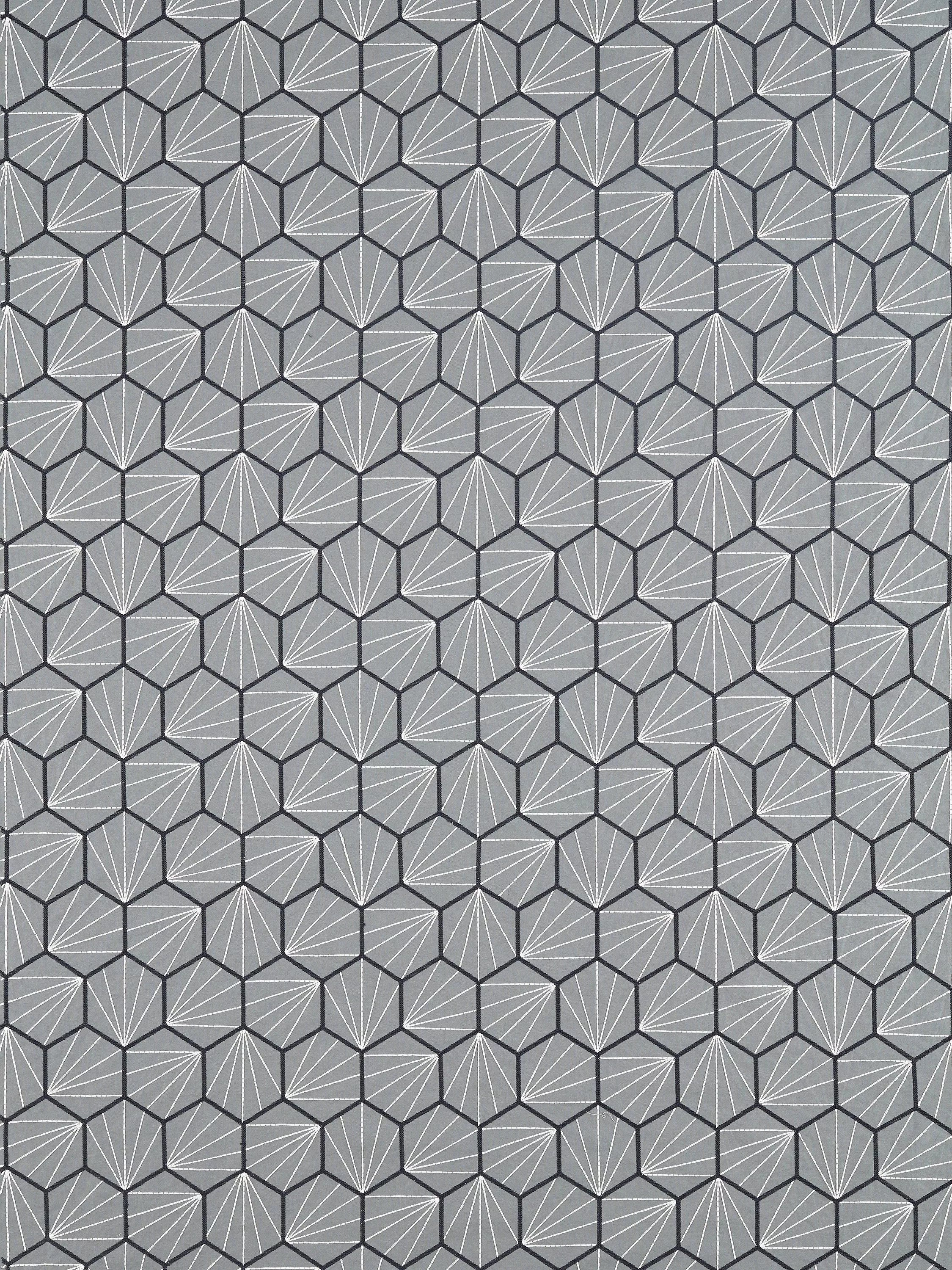Scion Aikyo Embroidered Geometric Furnishing Fabric