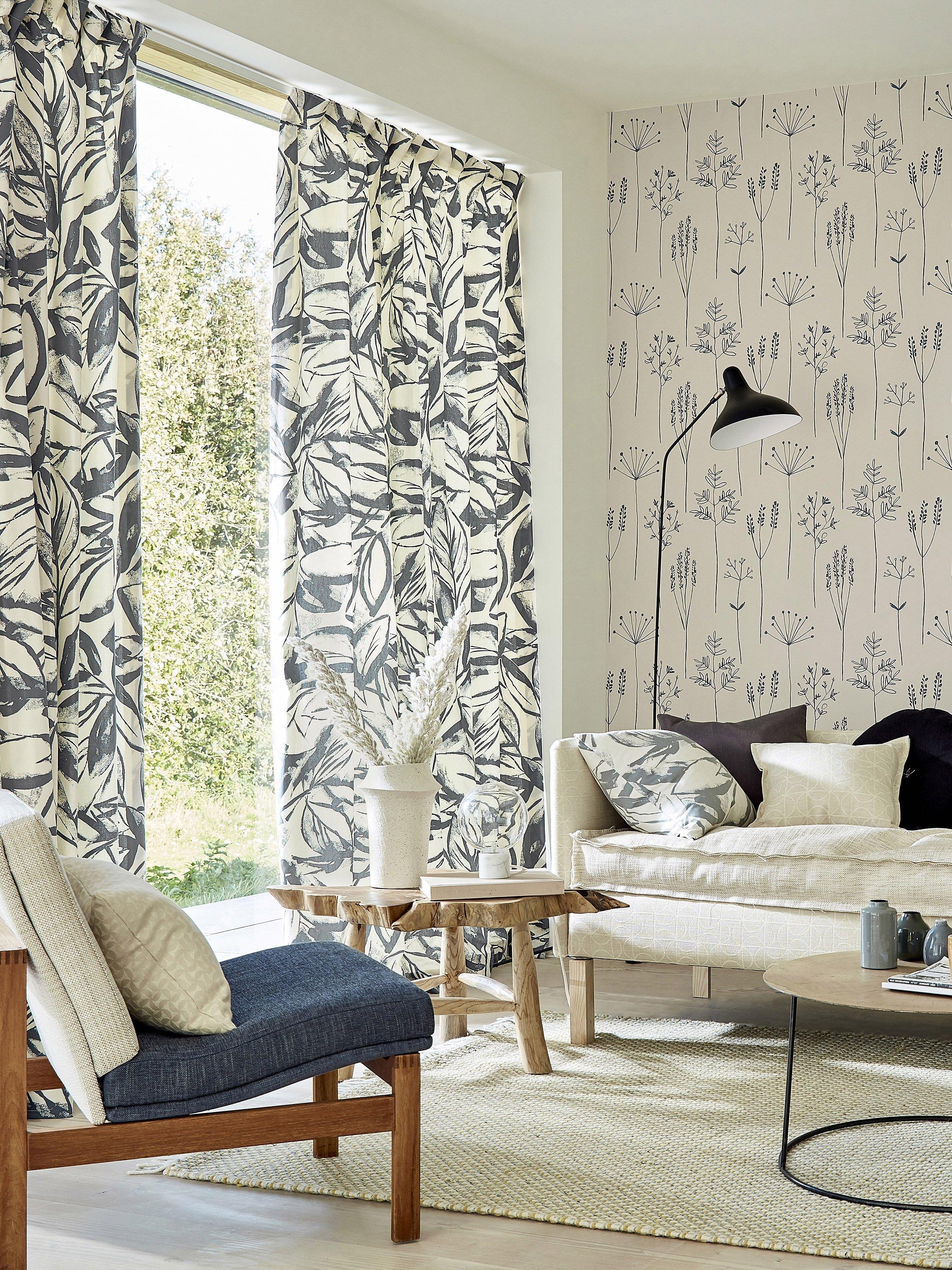 Scion Padua furnishing fabric Slate, imported from the UK