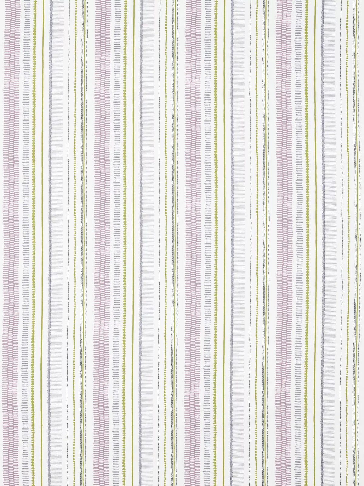 Scion Noki furnishing fabric embroidered stripe (British brand)
