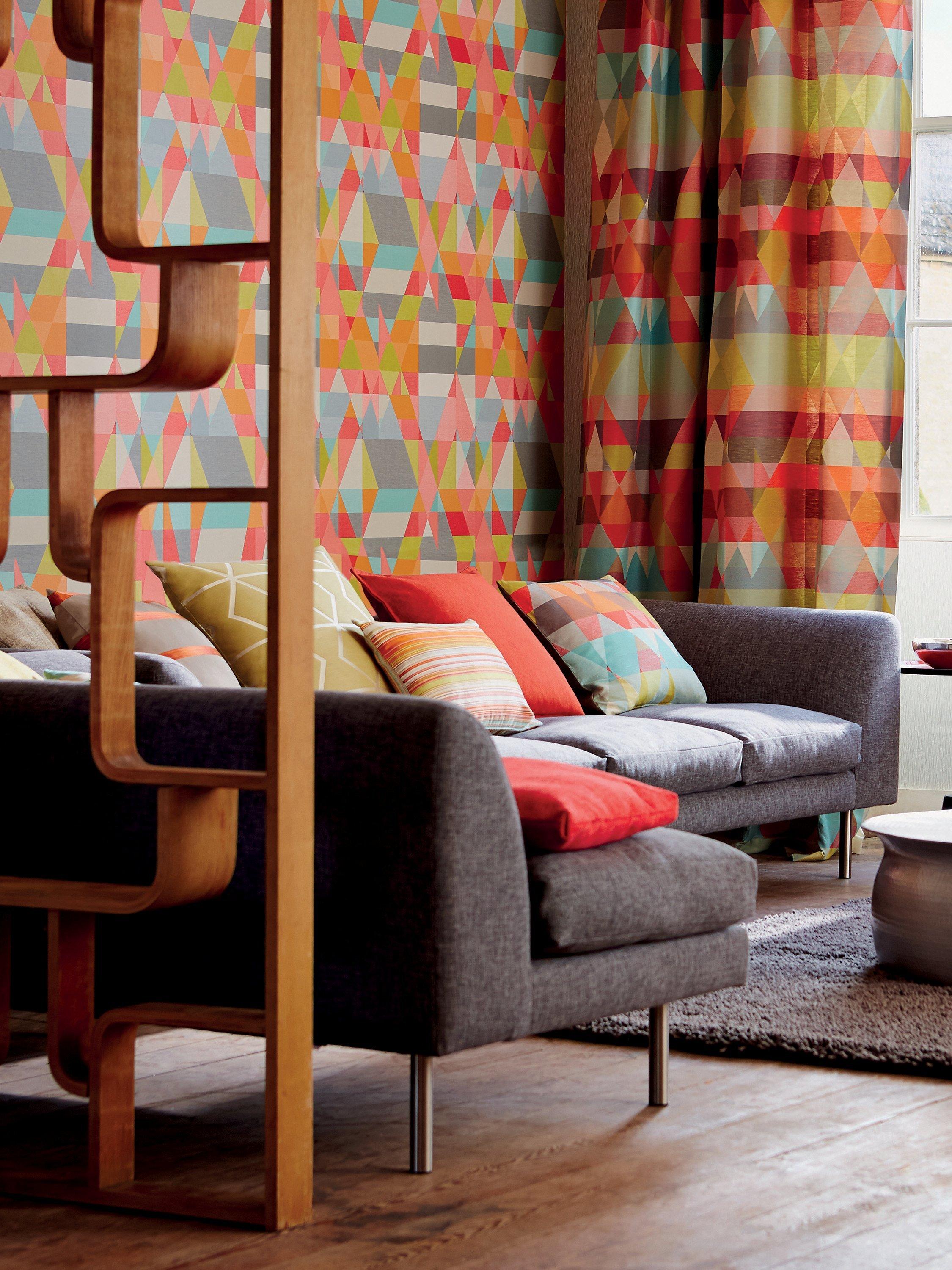Scion Axis furnishing fabric with geometric pattern 142cm width (British brand)
