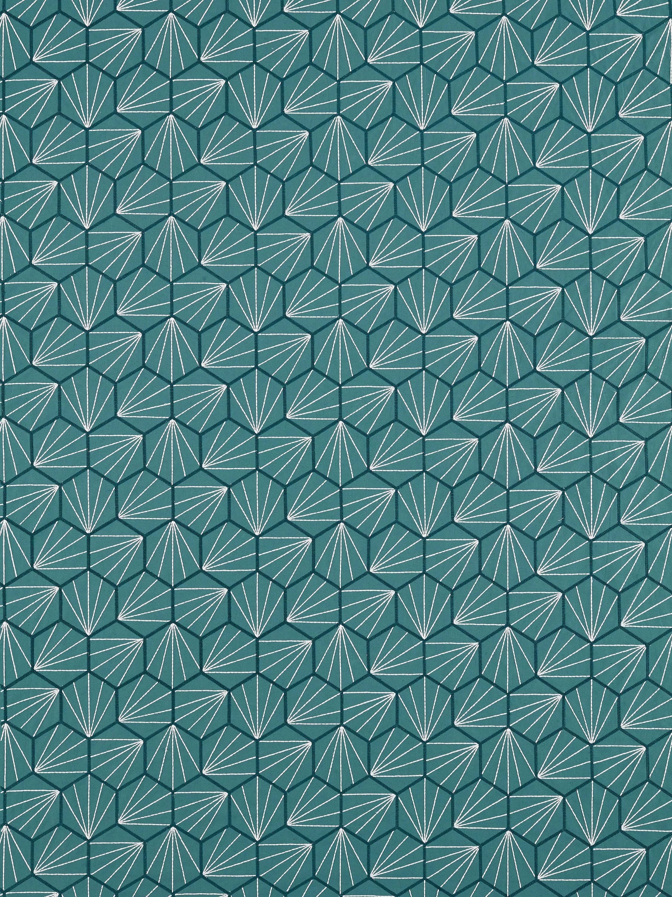 Scion Aikyo Embroidered Geometric Furnishing Fabric