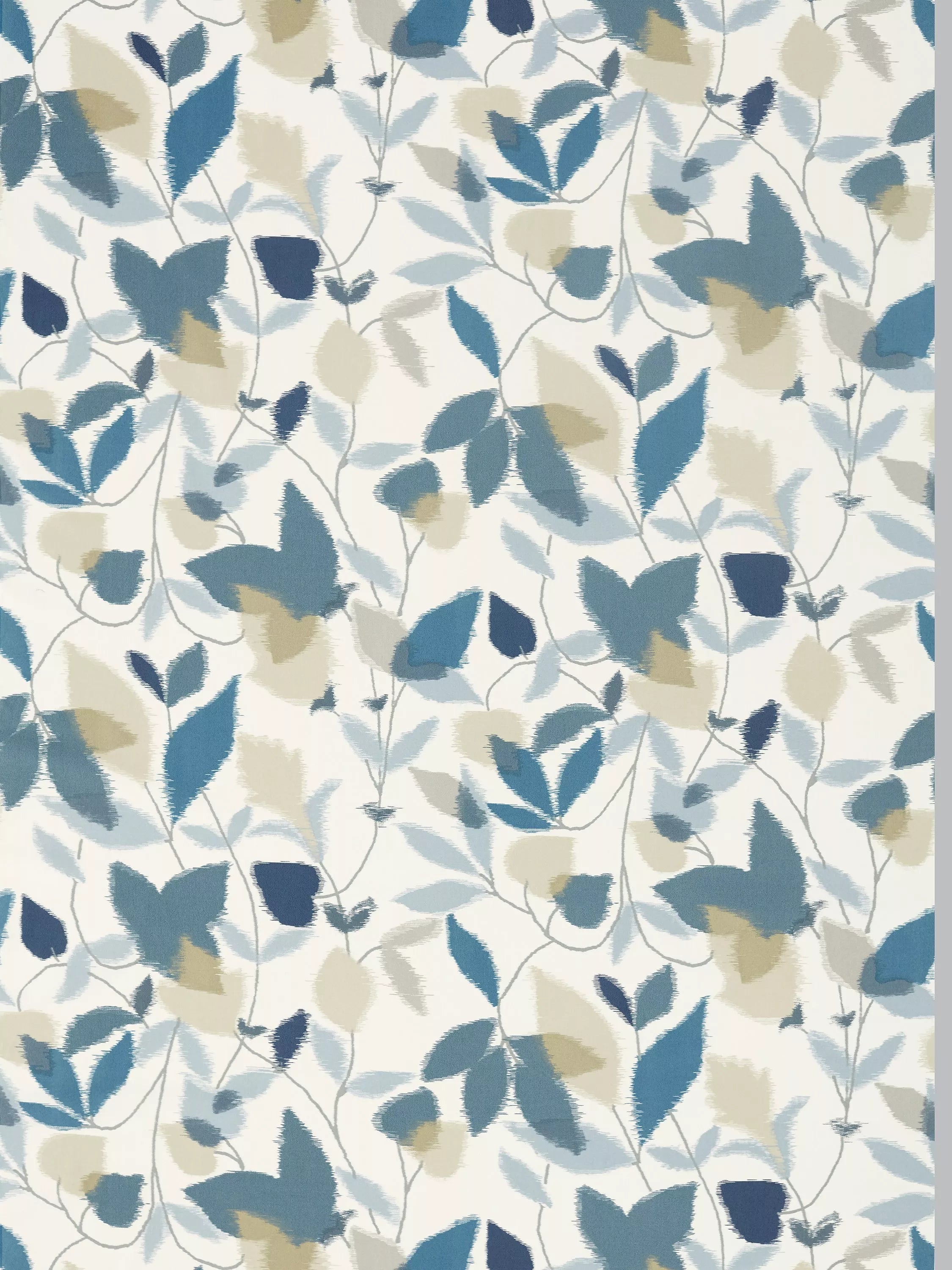 Scion Akira cotton furnishing fabric with floral trail pattern - British product