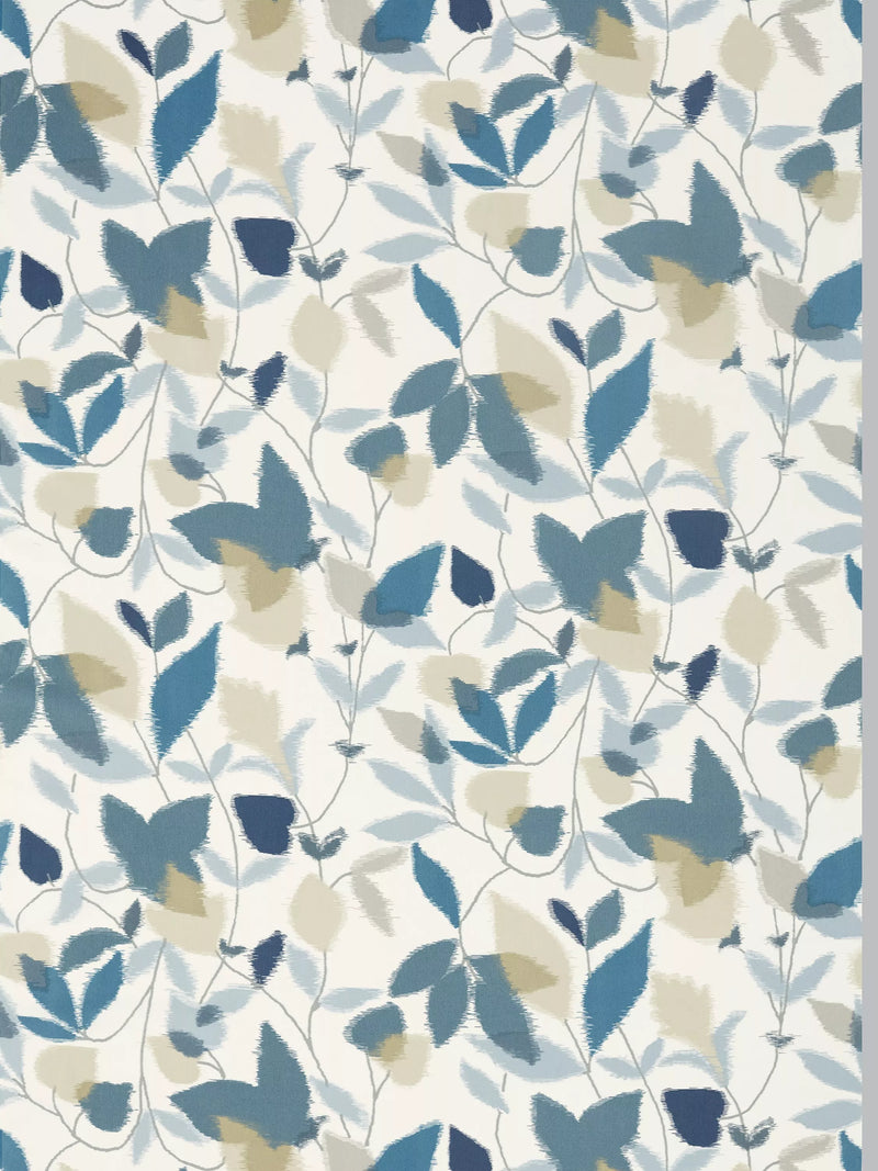 Scion Akira cotton furnishing fabric with floral trail pattern - British product