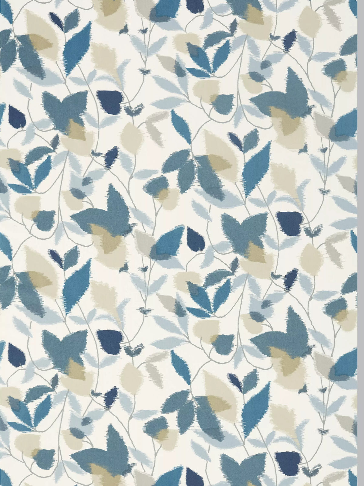 Scion Akira cotton furnishing fabric with floral trail pattern - British product