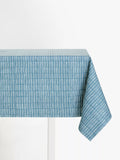 John Lewis Bamboo Oilcloth Tablecloth Fabric, Bluestone