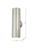 Där Ortega LED outdoor wall light, imported from the UK
