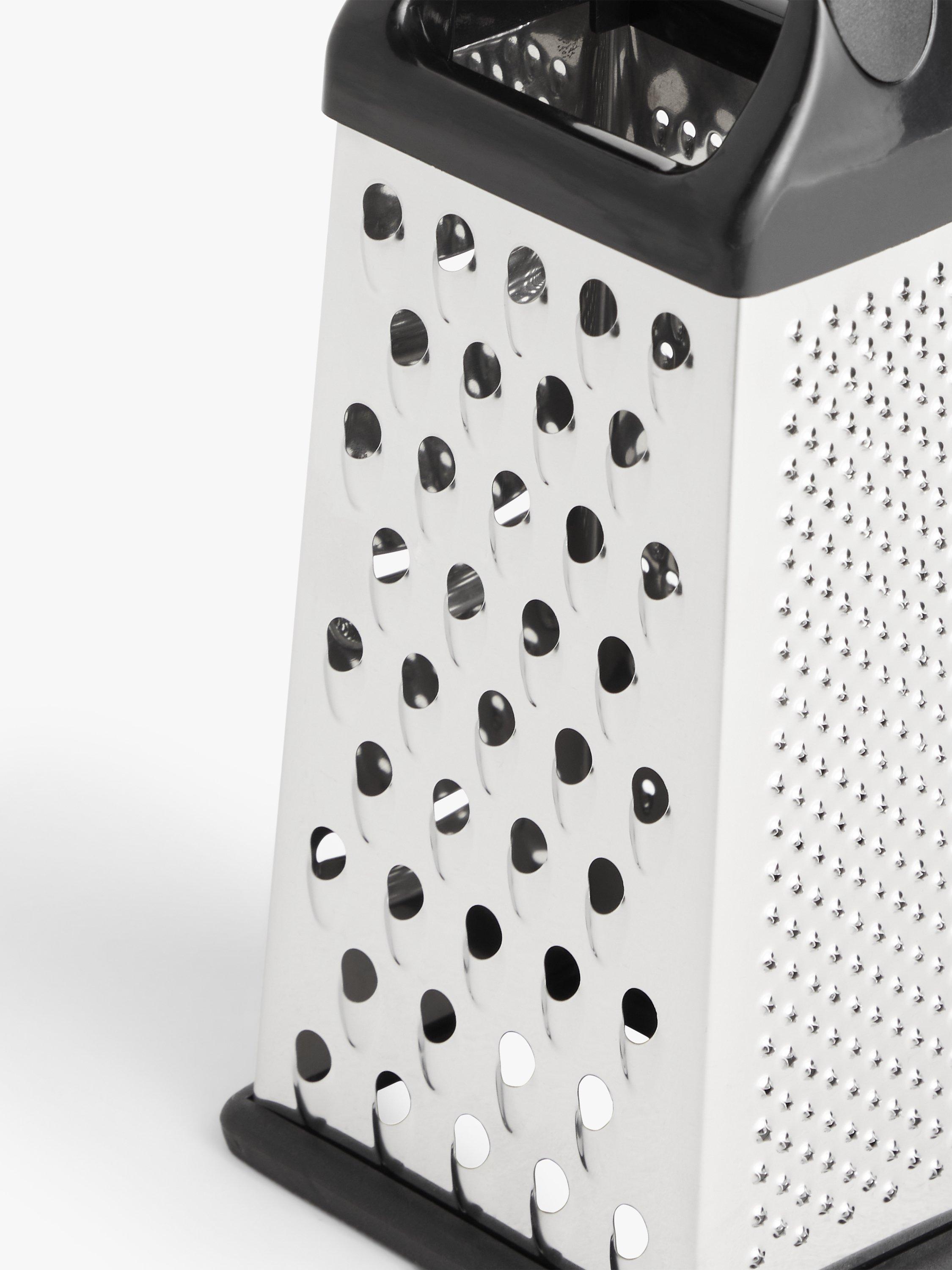 John Lewis stainless steel 4-sided box grater (British brand)