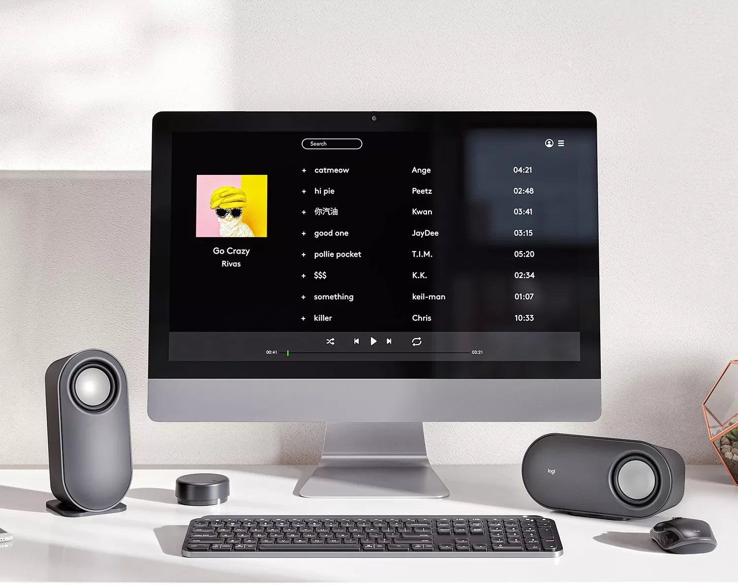 Logitech Z407 Bluetooth computer speakers 2.1 system, imported from the UK