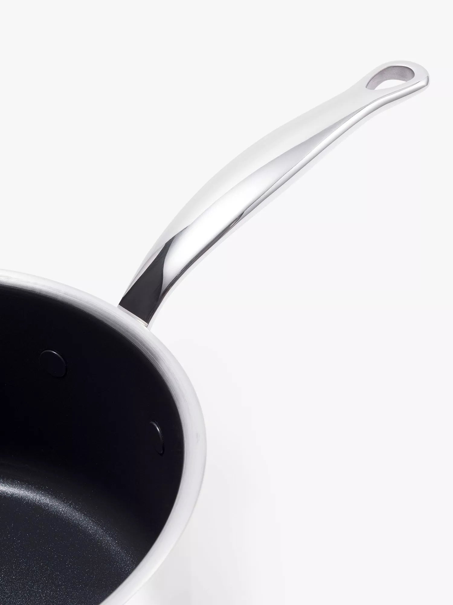 GreenPan Premiere 3-piece stainless steel saucepan set, UK version